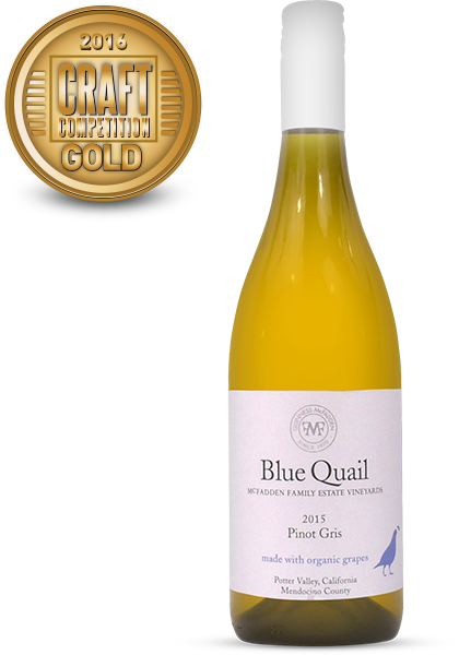 Blue Quail 2015 Pinot Gris